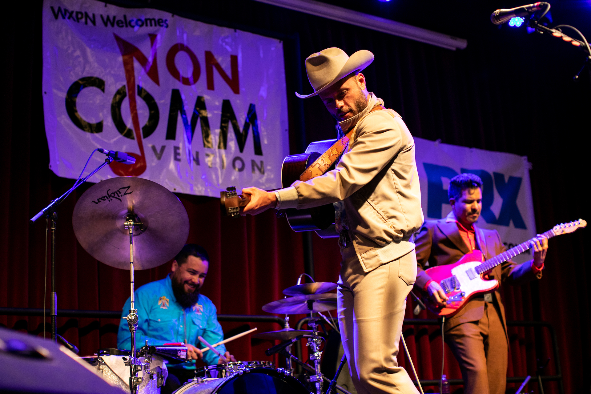 Charley Crockett and his band bring a slick country set to #NONCOMM late Wednesday