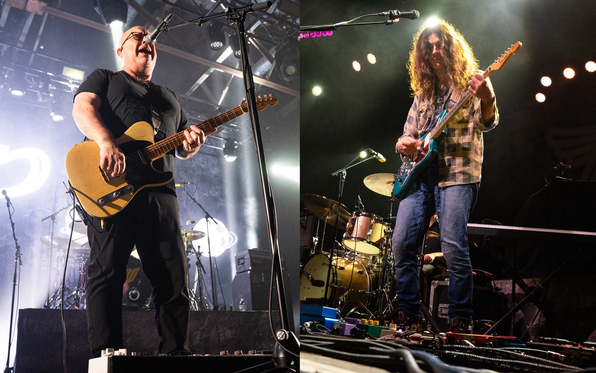 Pixies and Kurt Vile playing guitar