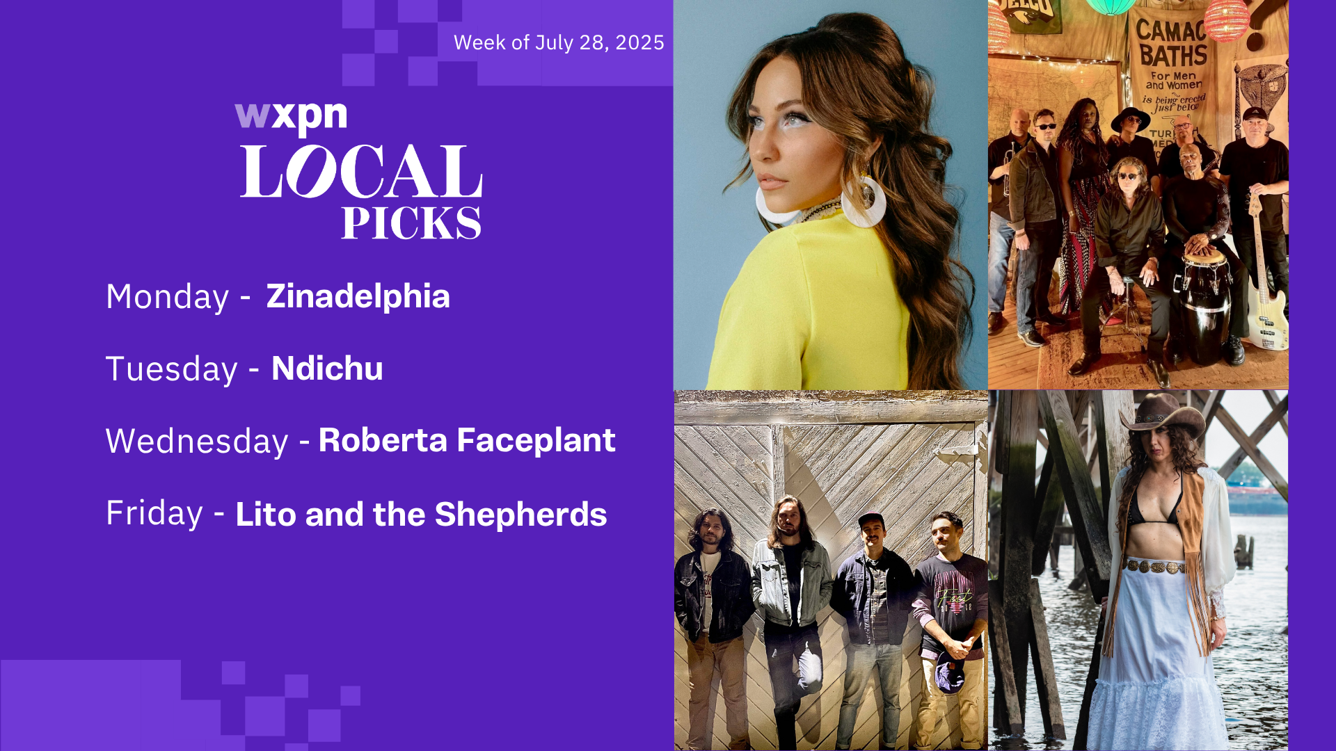 WXPN Local Picks – Week of July 28, 2025